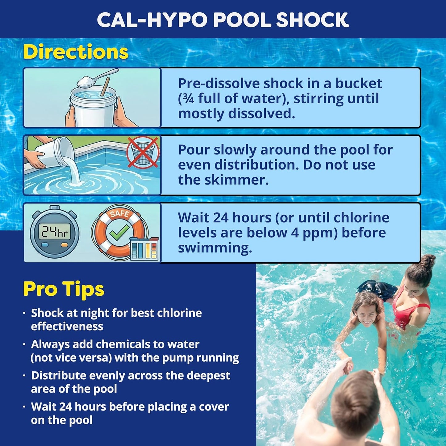In The Swim Pool Shock - Keep Your Water Crystal Clear