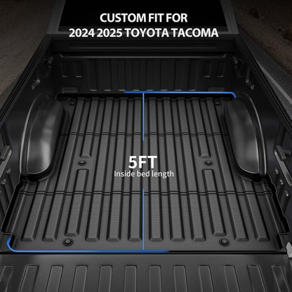 OEDRO Floor Mats Fit for Toyota Camry 2011-2007, Custom Fit Front & 2nd Row Floor Liner Set, TPE All Weather Protection Camry Car Mats, Black