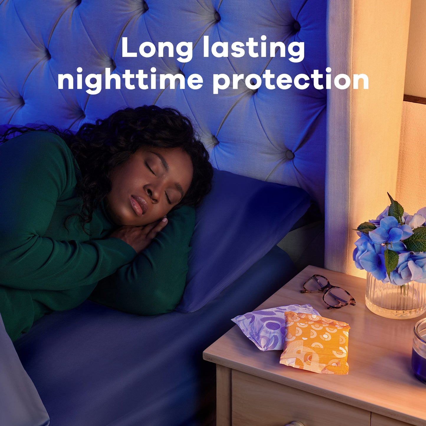 Always Maxi Overnight Damenbinden mit Flügeln, Größe 5, Extra Starker Auslaufschutz für die Nacht, Unparfümiert, 36 Stück