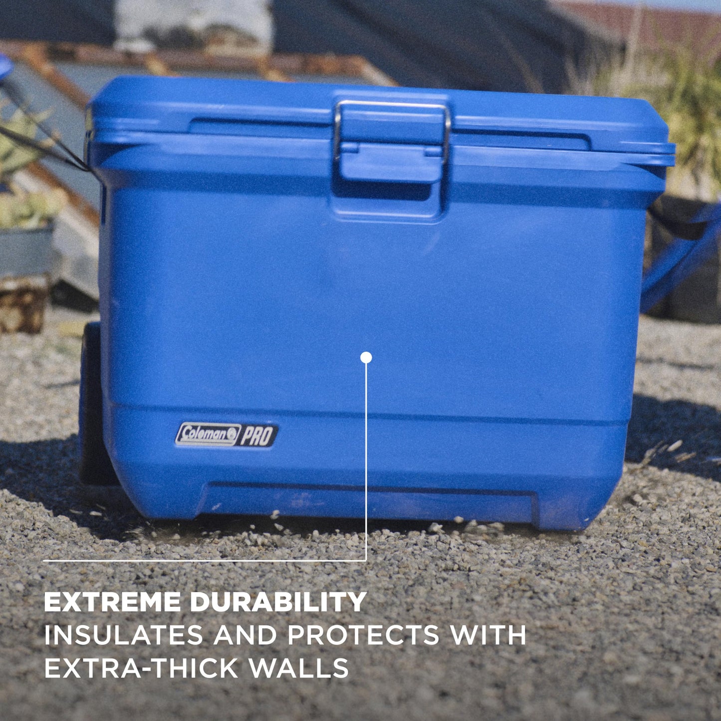 Coleman Pro Heavy-Duty 25qt Ultra-Light Premium Hard Cooler, Extra-Thick Insulation Keeps Ice up to 3 Days, 36-Can Capacity