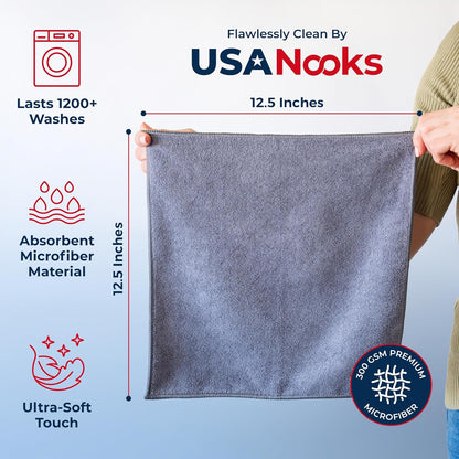 USANOOKS Microfiber Cleaning Cloth: A Game-Changer for Cleaning Tasks