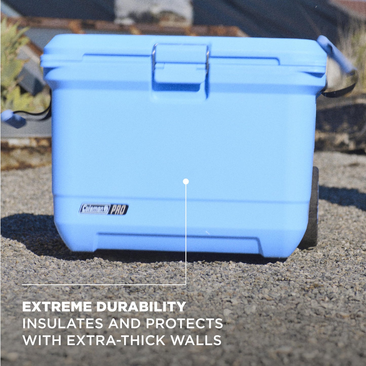 Coleman Pro Heavy-Duty 25qt Ultra-Light Premium Hard Cooler, Extra-Thick Insulation Keeps Ice up to 3 Days, 36-Can Capacity