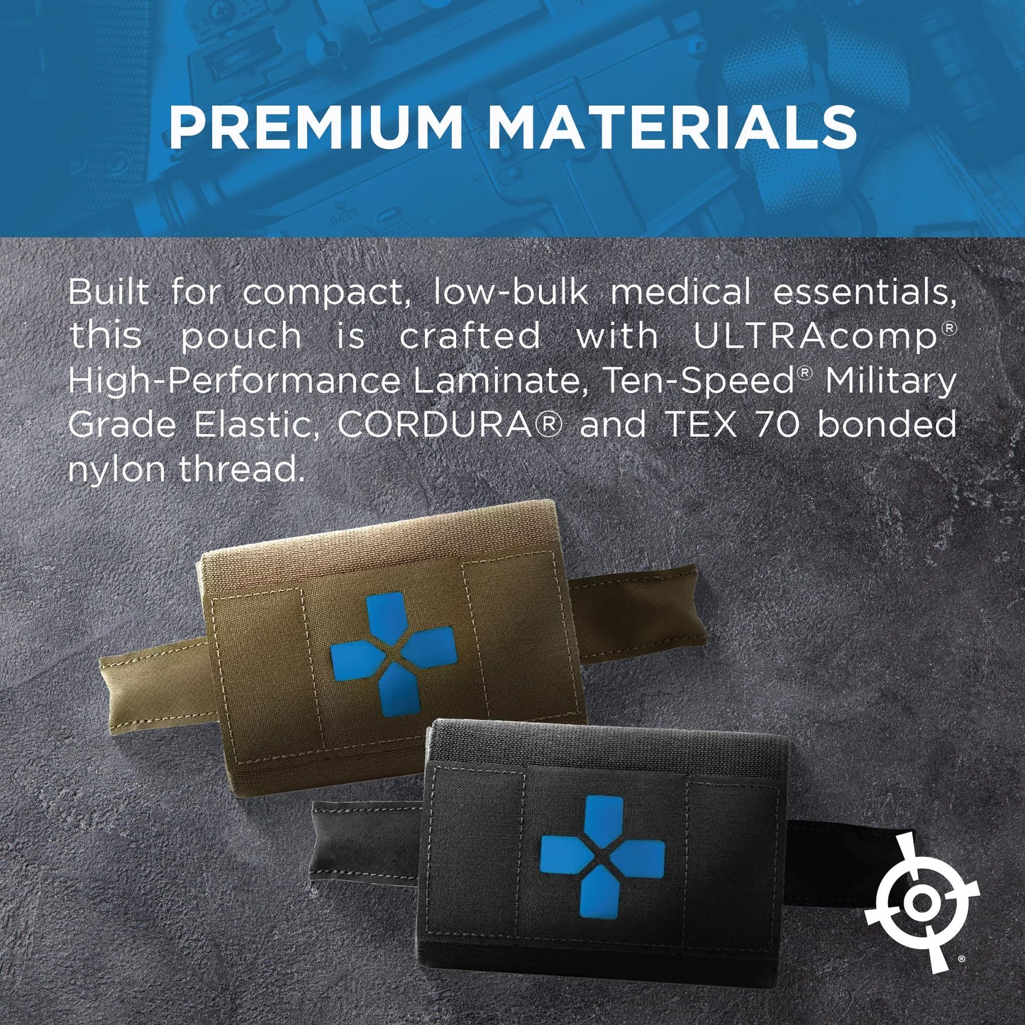 Blue Force Gear Micro Trauma Kit Now! – Empty – Belt Mounted Medical Belt Pouch for First Aid Supplies