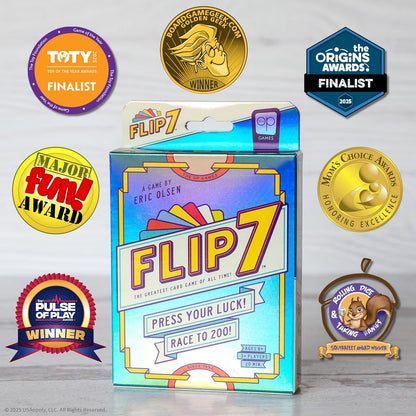 USAOPOLY Flip 7: A Thrilling Card Game That Combines Luck and Strategy