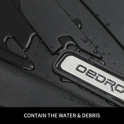 OEDRO Floor Mats Fit for Toyota Camry 2011-2007, Custom Fit Front & 2nd Row Floor Liner Set, TPE All Weather Protection Camry Car Mats, Black