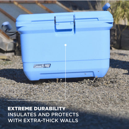 Coleman Pro Heavy-Duty 25qt Ultra-Light Premium Hard Cooler, Extra-Thick Insulation Keeps Ice up to 3 Days, 36-Can Capacity