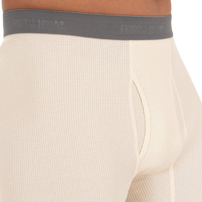 Fruit of the Loom Herren Premium Waffel-Thermo-Unterwäsche lange Unterhose aus recyceltem Material (1er-, 2er-, 3er- und 4er-Pack)