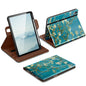 DTTO for iPad A16 Case, iPad 11th / 10th Generation Case (2025/2022), 360 Degree Rotating Premium Leather Folio Stand Cover with Pencil Holder, Brown