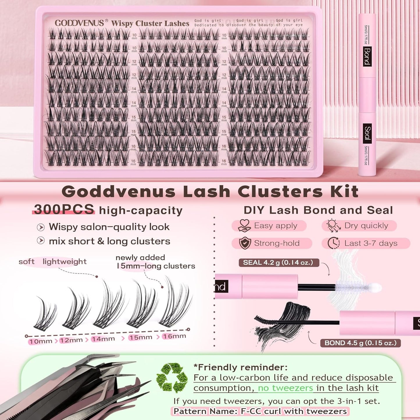 Goddvenus Lash Clusters Kit: A Game-Changer for Natural, DIY Lash Extensions