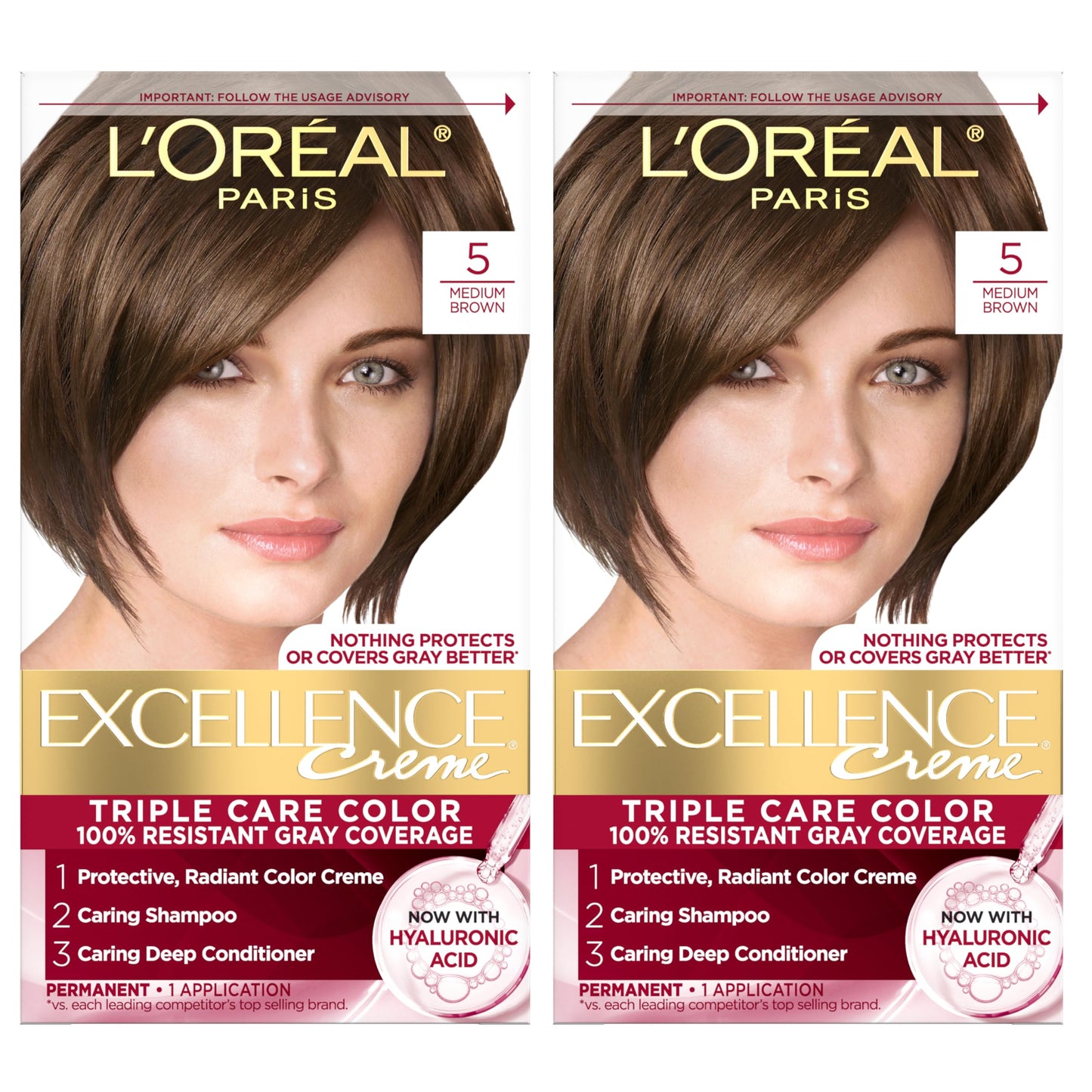 2 Count (Pack of 1)5 Medium Brown