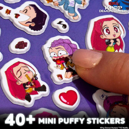 Kpop Demon Hunters Puffy Stickers: A Fun Way to Show Your Fandom