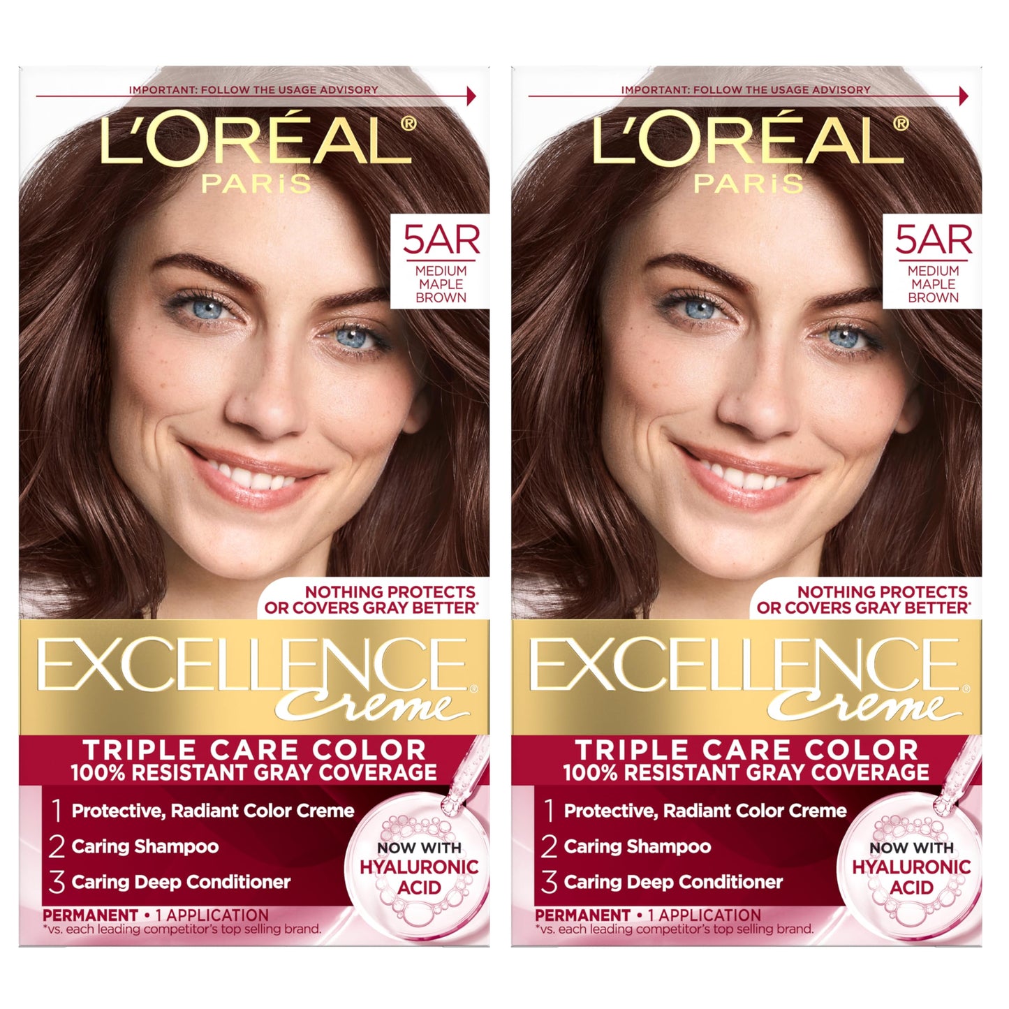 1 Count (Pack of 2)5AR Medium Maple Brown