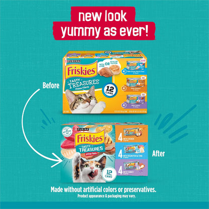 Purina Friskies Wet Cat Food Variety Pack: A Feline Feast