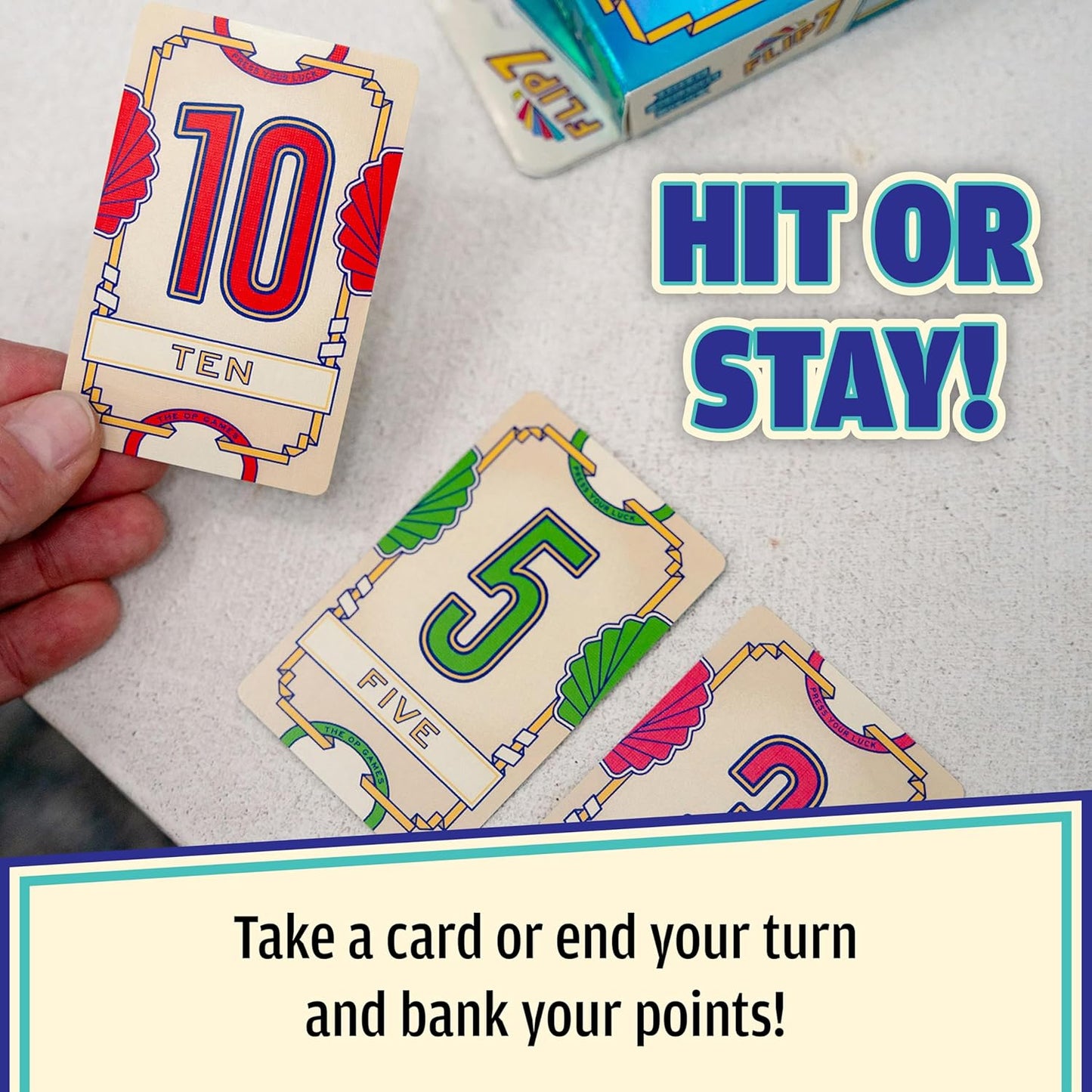 USAOPOLY Flip 7: A Thrilling Card Game That Combines Luck and Strategy