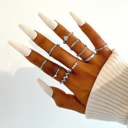 FAXHION 24-60 Pcs Gold Stackable Rings for Women, Knuckle Rings Chunky Gold Ring Set Dainty Stacking Cute Rings, Multiple Sizes Cute Jewelry Set Gift