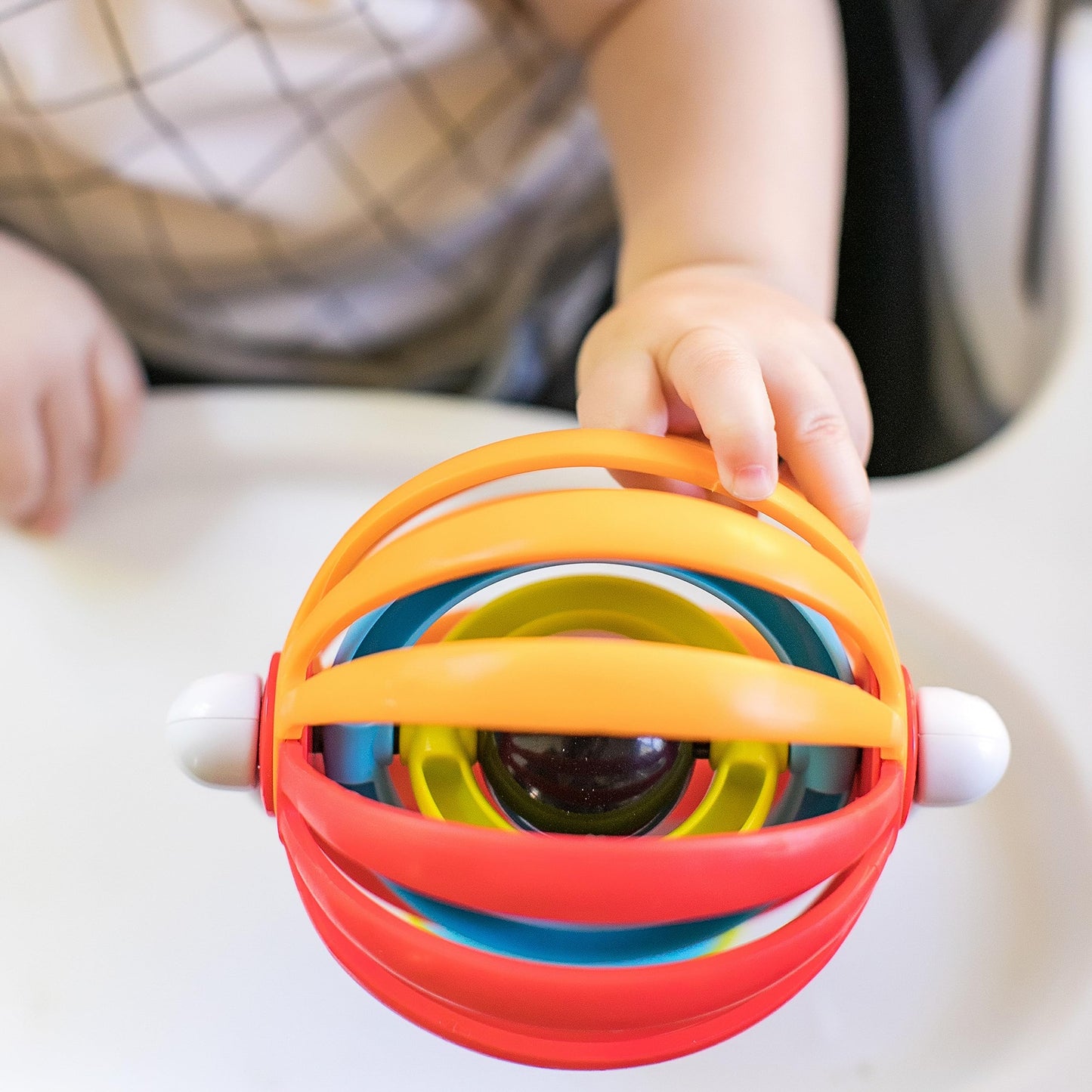 Baby Einstein Sticky Spinner BPA-freies Hochstuhl-Aktivitätsspielzeug, 3 Monate+