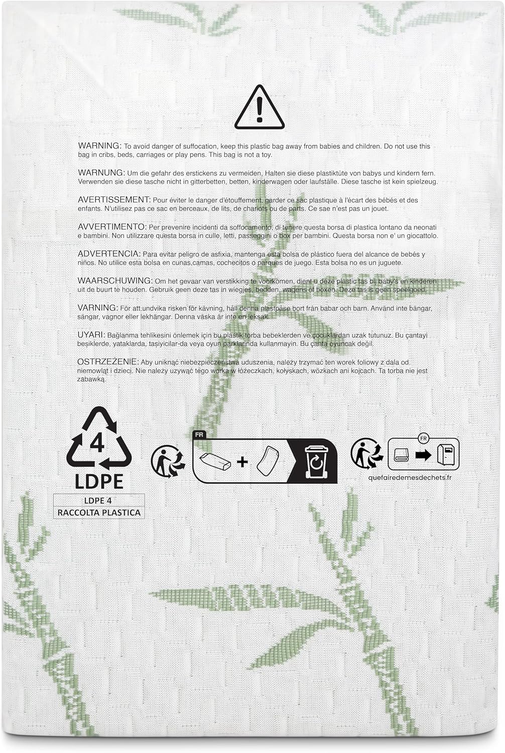 Utopia Bedding Waterproof Mattress Protector Queen Size, Viscose Made from Bamboo Mattress Cover 200 GSM, Fits 17 Inches Deep, Breathable, Fitted Style with Stretchable Pockets