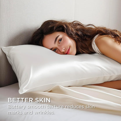 Bedsure Satin Pillow Case Queen Size 2 Pack Review