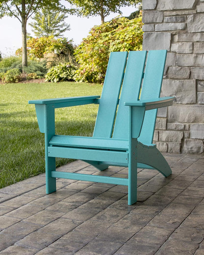 POLYWOOD Modern Adirondack Chair: A Weather-Resistant Outdoor Oasis