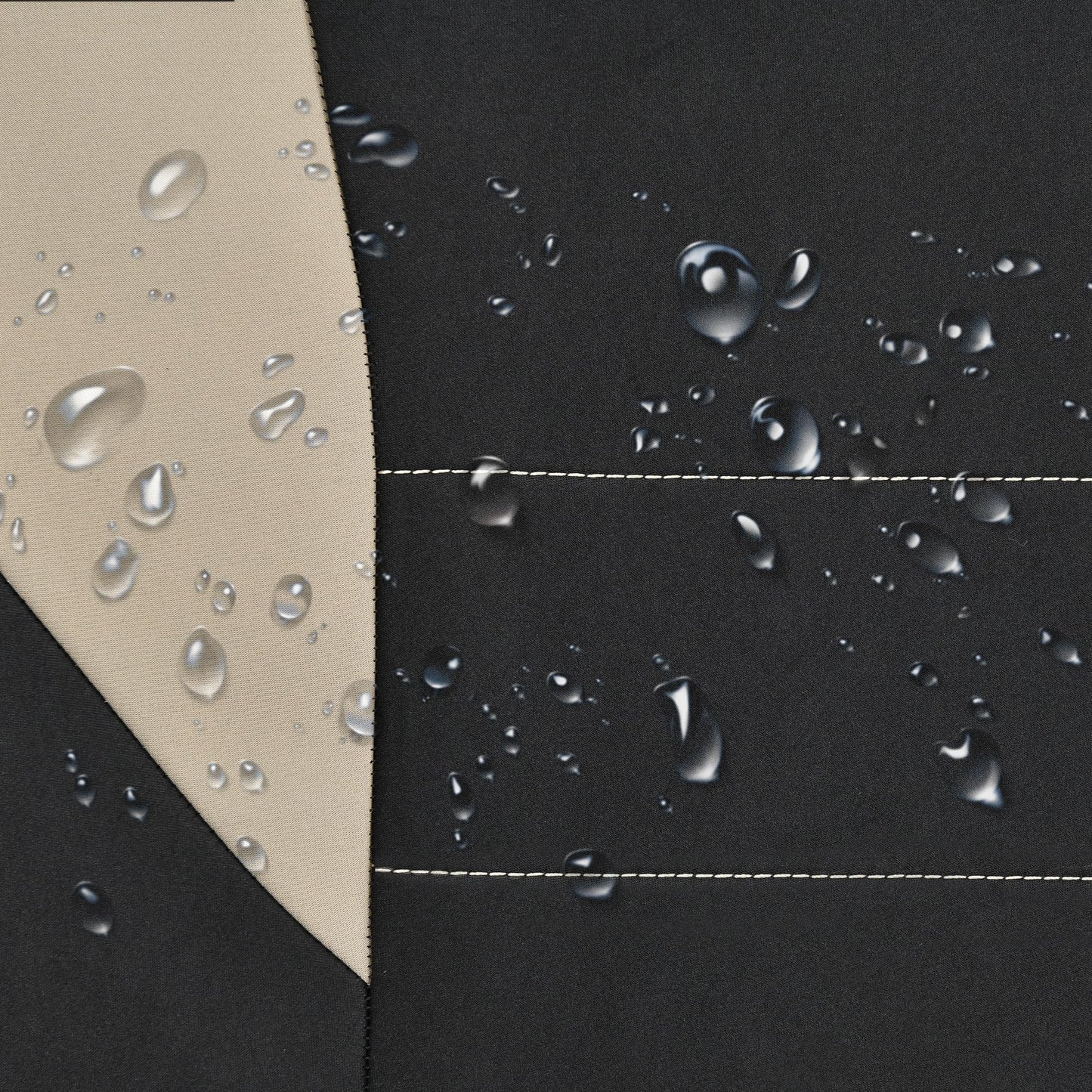 CAR Pass Neoprene Waterproof Two Front Car Seat Covers Set- Universal Fit for Vehicles, Airbag Compatiable(Black)