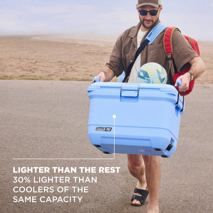 Coleman Pro Heavy-Duty 25qt Ultra-Light Premium Hard Cooler, Extra-Thick Insulation Keeps Ice up to 3 Days, 36-Can Capacity