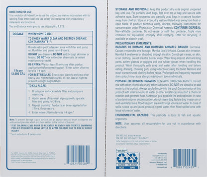 Clorox Pool&Spa Shock XTRABLUE Plus: Crystal-Clear Water in Minutes