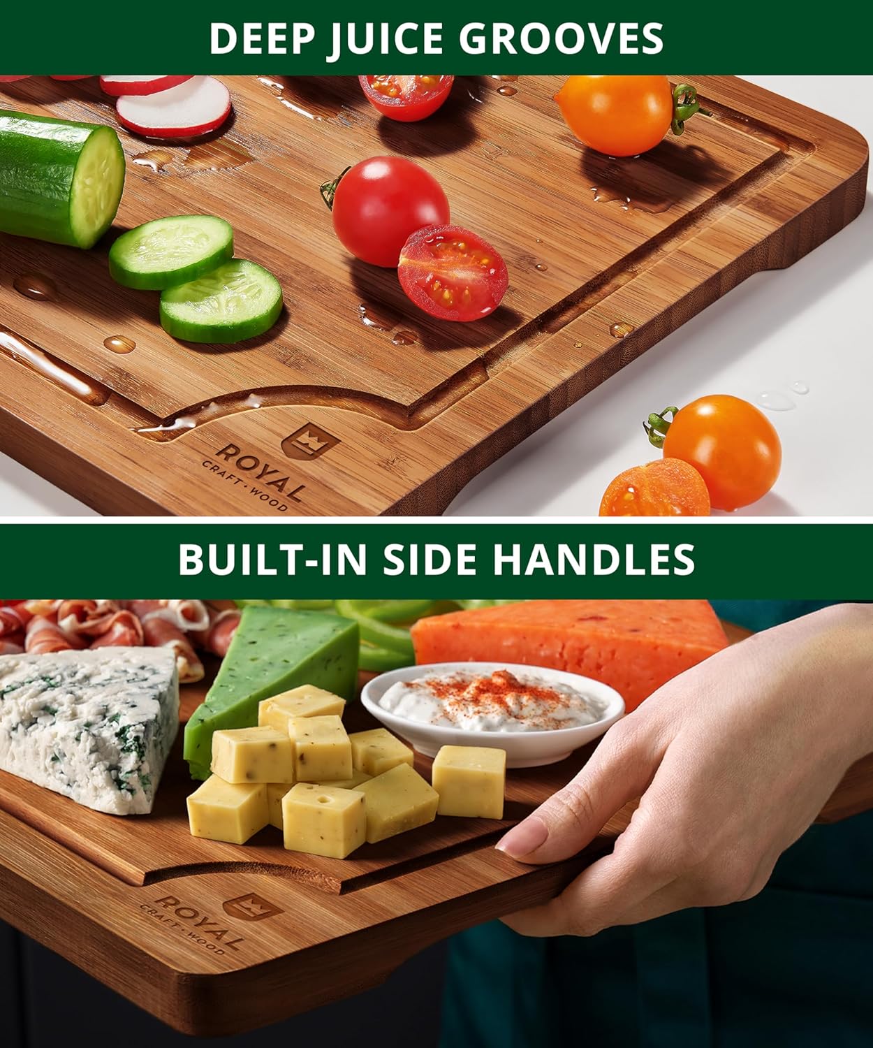 ROYAL CRAFT WOOD Cutting Boards: A Game-Changer for Kitchen Meal Prep