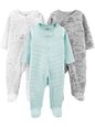 PreemieGreen Stripe/Grey Lion/White Stars