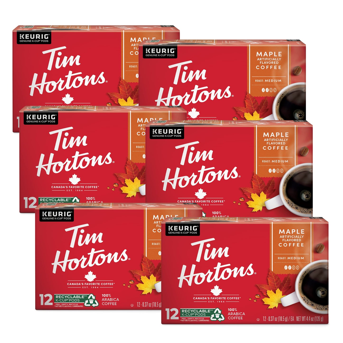 Maple12 Count (Pack of 6)