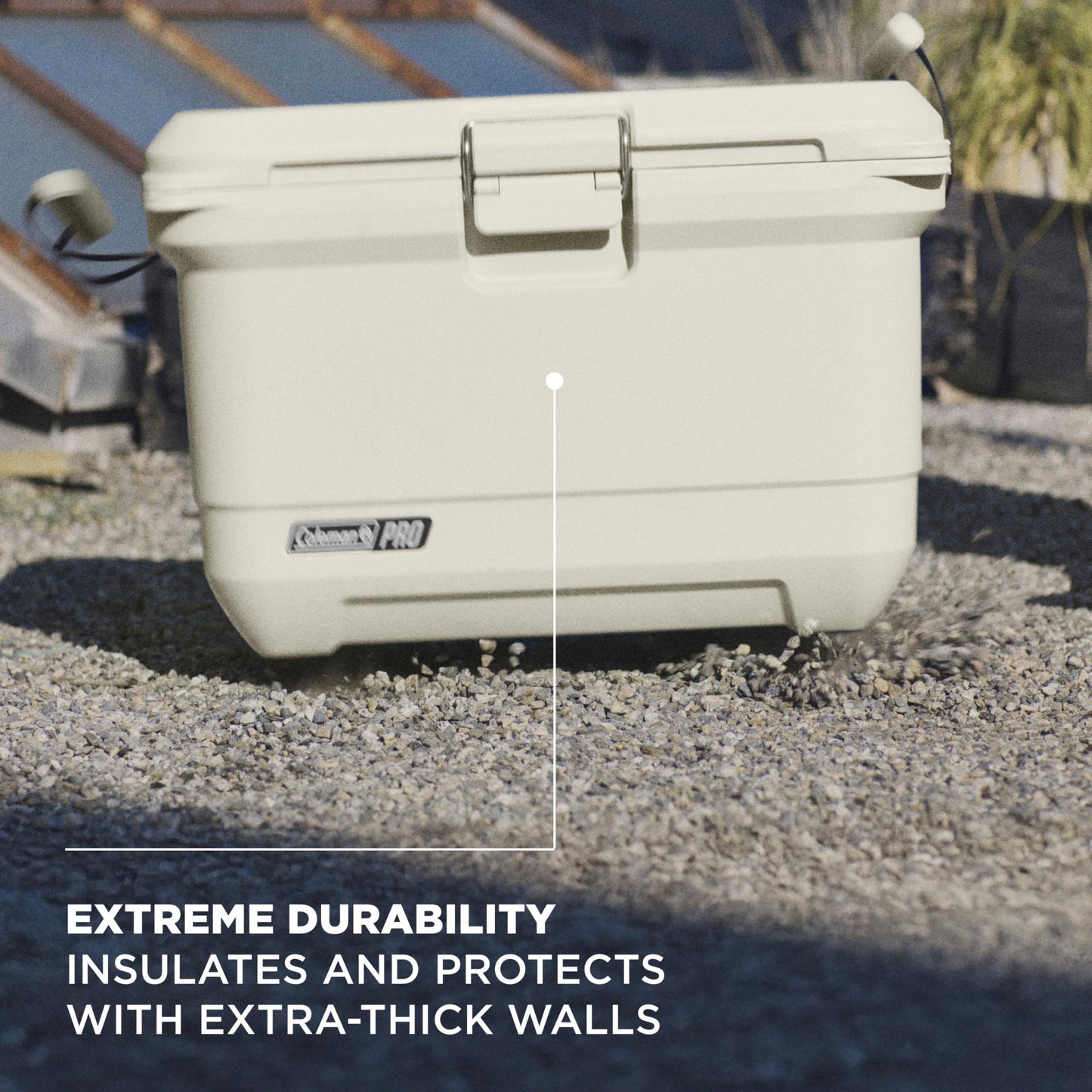 Coleman Pro Heavy-Duty 25qt Ultra-Light Premium Hard Cooler, Extra-Thick Insulation Keeps Ice up to 3 Days, 36-Can Capacity