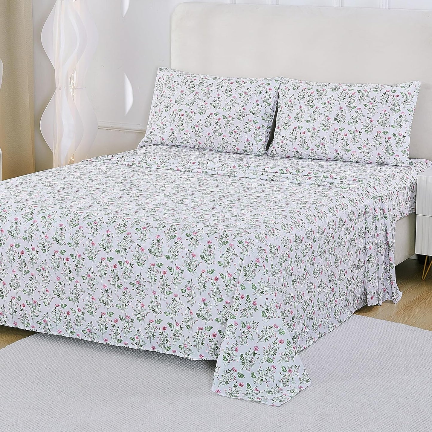 Softan Vintage Queen Bed Sheets: Wrap Yourself in Cozy Autumn Vibes