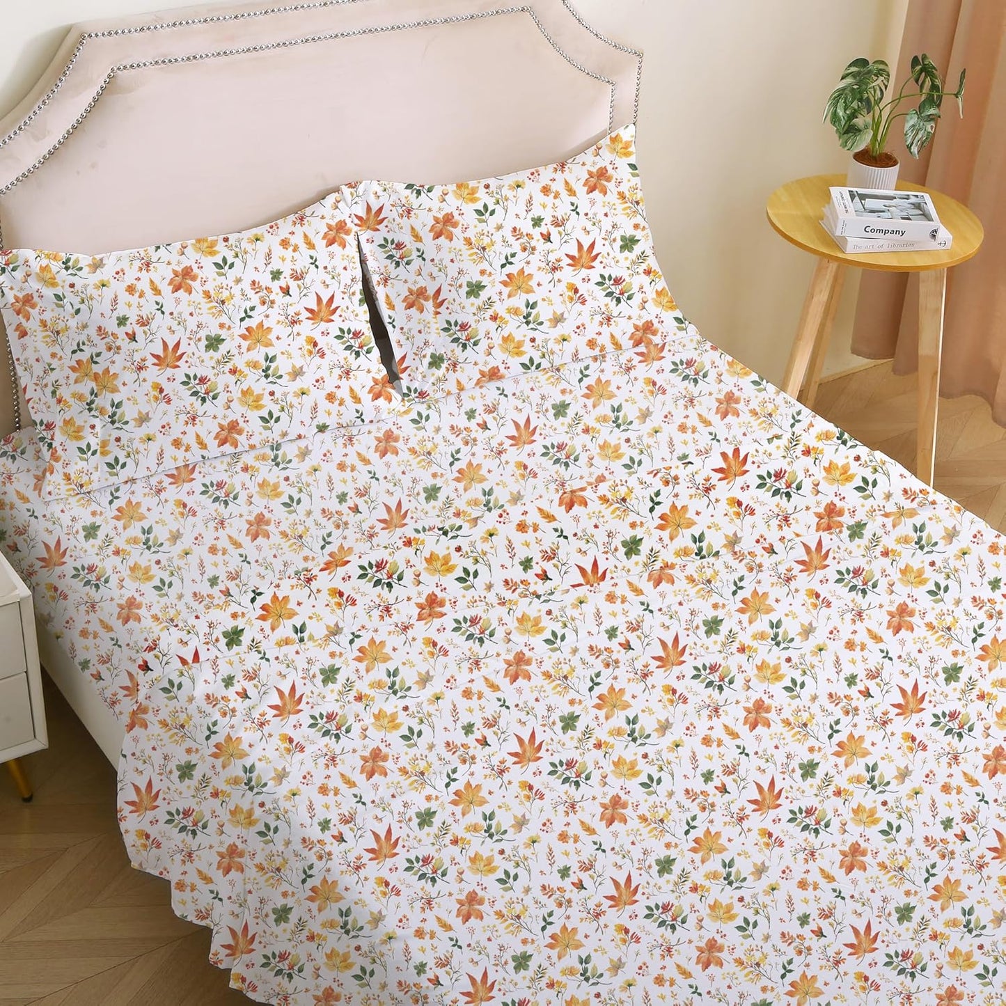 Viviland Floral Queen Sheet Set: Soft, Breathable, and Stylish Bedding
