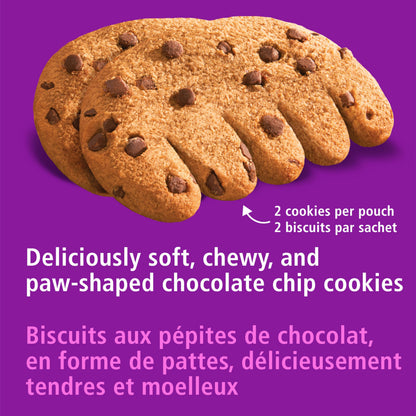 Dare Bären-Tatzen, Schokoladenstückchen-Soft-Cookies, 480 g/16,9 oz., x 12 Beutel, Familienpackung, Erdnussfrei (Importiert aus Kanada)