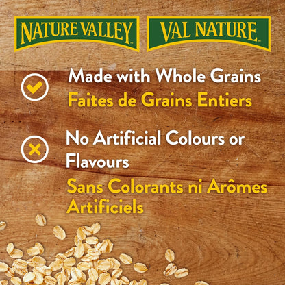 NATURE VALLEY Almond Sweet and Salty Granola Bars, No Artificial Flavours, No Artificial Colours, Made with Whole Grain Oats, Pack of 6 Bars, Loaded with Almonds, Dipped in Almond Butter Coating