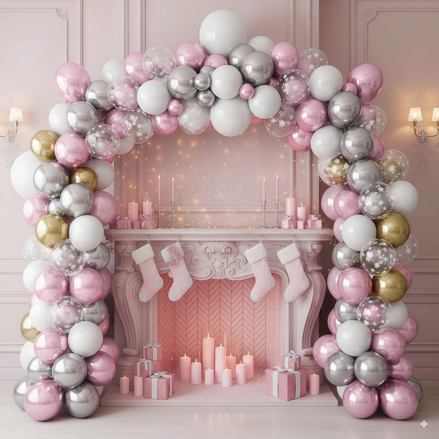 Pastellrosa und lilafarbene Ballons, 12-Zoll-Metallic-Lila-Flieder-Pink-Konfetti-Ballon-Set für Mädchen, Frauen, Kpop, Schmetterling-Geburtstag, Babyparty, Brautparty, Hochzeit, Prinzessin, Disco, Musikparty-Dekorationen