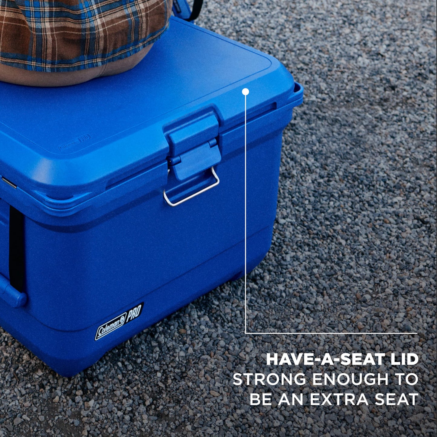 Coleman Pro Heavy-Duty 25qt Ultra-Light Premium Hard Cooler, Extra-Thick Insulation Keeps Ice up to 3 Days, 36-Can Capacity