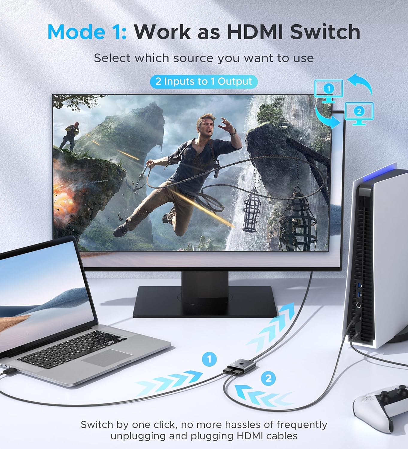 Upgrade Your Home Theater with the WARRKY HDMI Switch 4K 60Hz