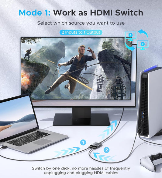 Upgrade Your Home Theater with the WARRKY HDMI Switch 4K 60Hz