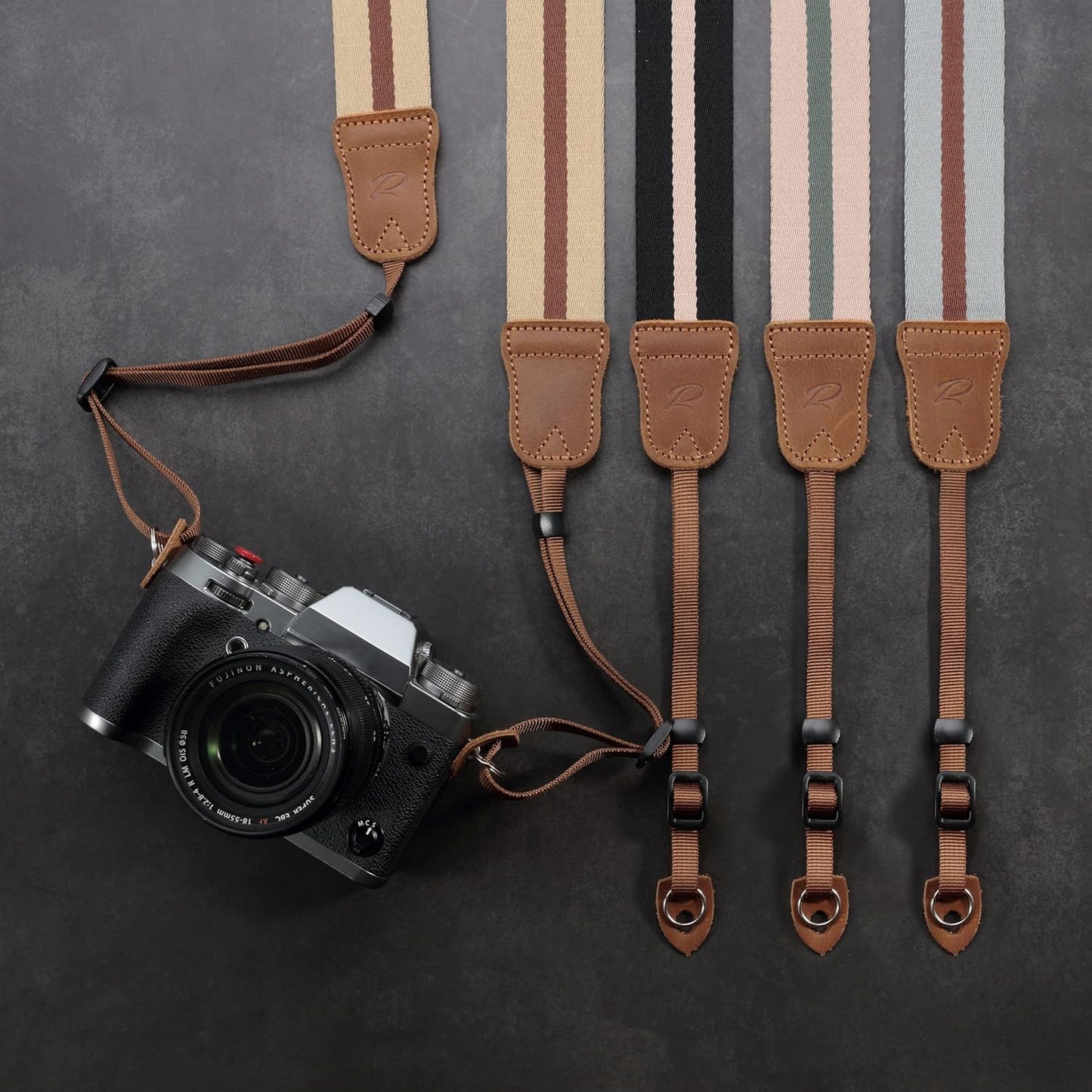 Padwa Lifestyle Black Striped Camera Strap - A Game Changer for Photographers