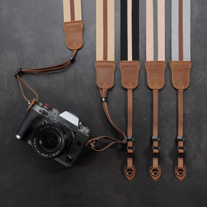 Padwa Lifestyle Black Striped Camera Strap - A Game Changer for Photographers