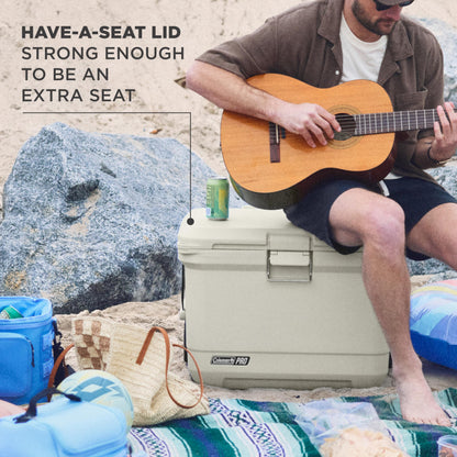 Coleman Pro Heavy-Duty 25qt Ultra-Light Premium Hard Cooler, Extra-Thick Insulation Keeps Ice up to 3 Days, 36-Can Capacity