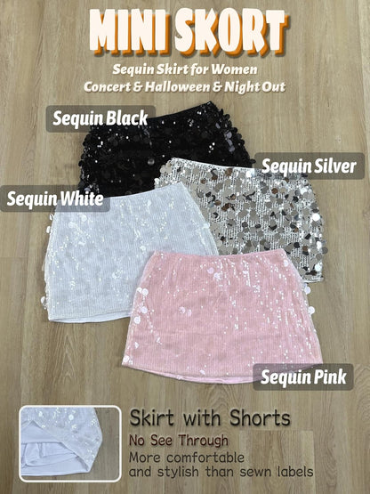 Danysu Dehnbare Mini Skorts Mid Waist Rock mit Shorts Seitenschlitz 2025 Sport Alltag Ausgeh-Outfits