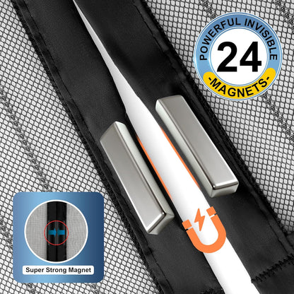Magnetic Screen Door Mesh for Fresh Air and Bug-Free Living