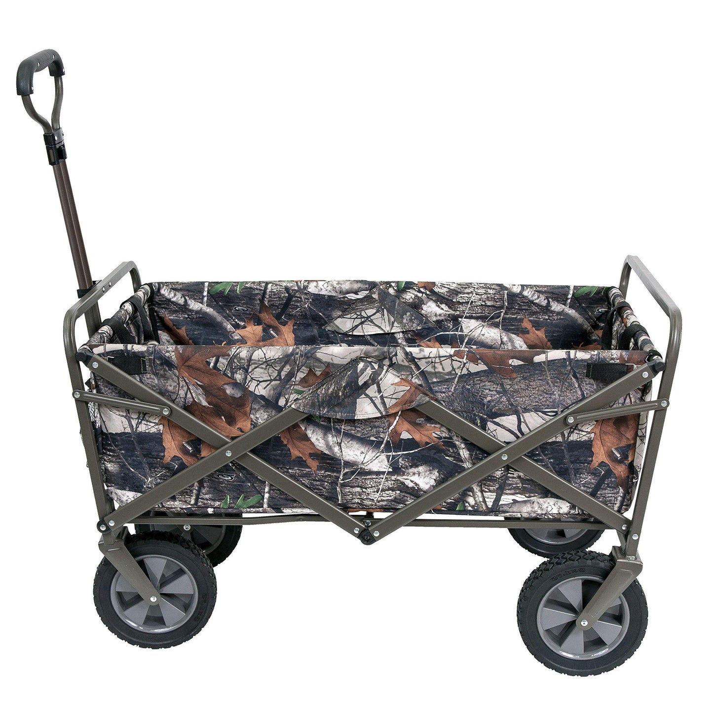 Mac Sports Collapsible Folding Outdoor Utility Wagon, Black