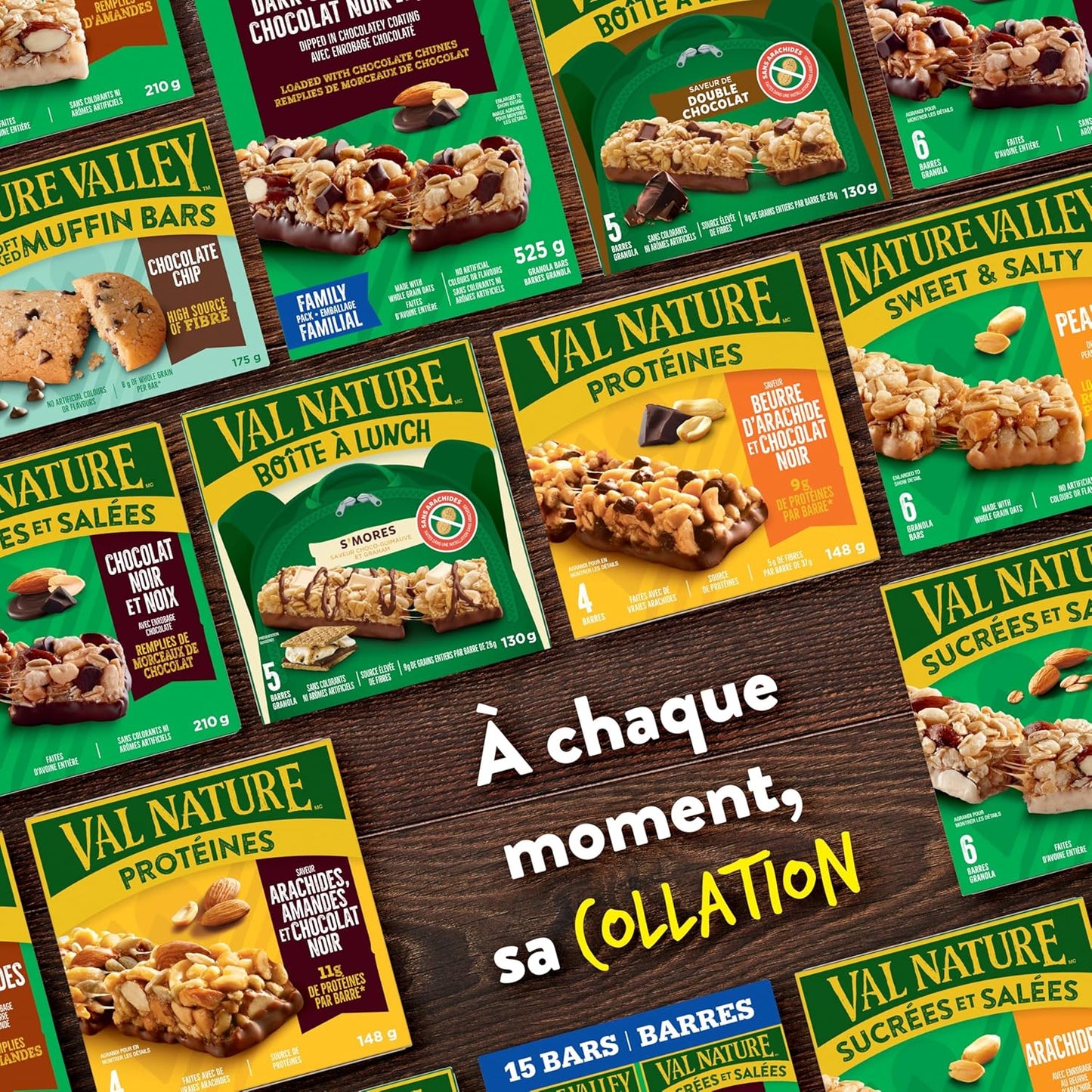 NATURE VALLEY Almond Sweet and Salty Granola Bars, No Artificial Flavours, No Artificial Colours, Made with Whole Grain Oats, Pack of 6 Bars, Loaded with Almonds, Dipped in Almond Butter Coating