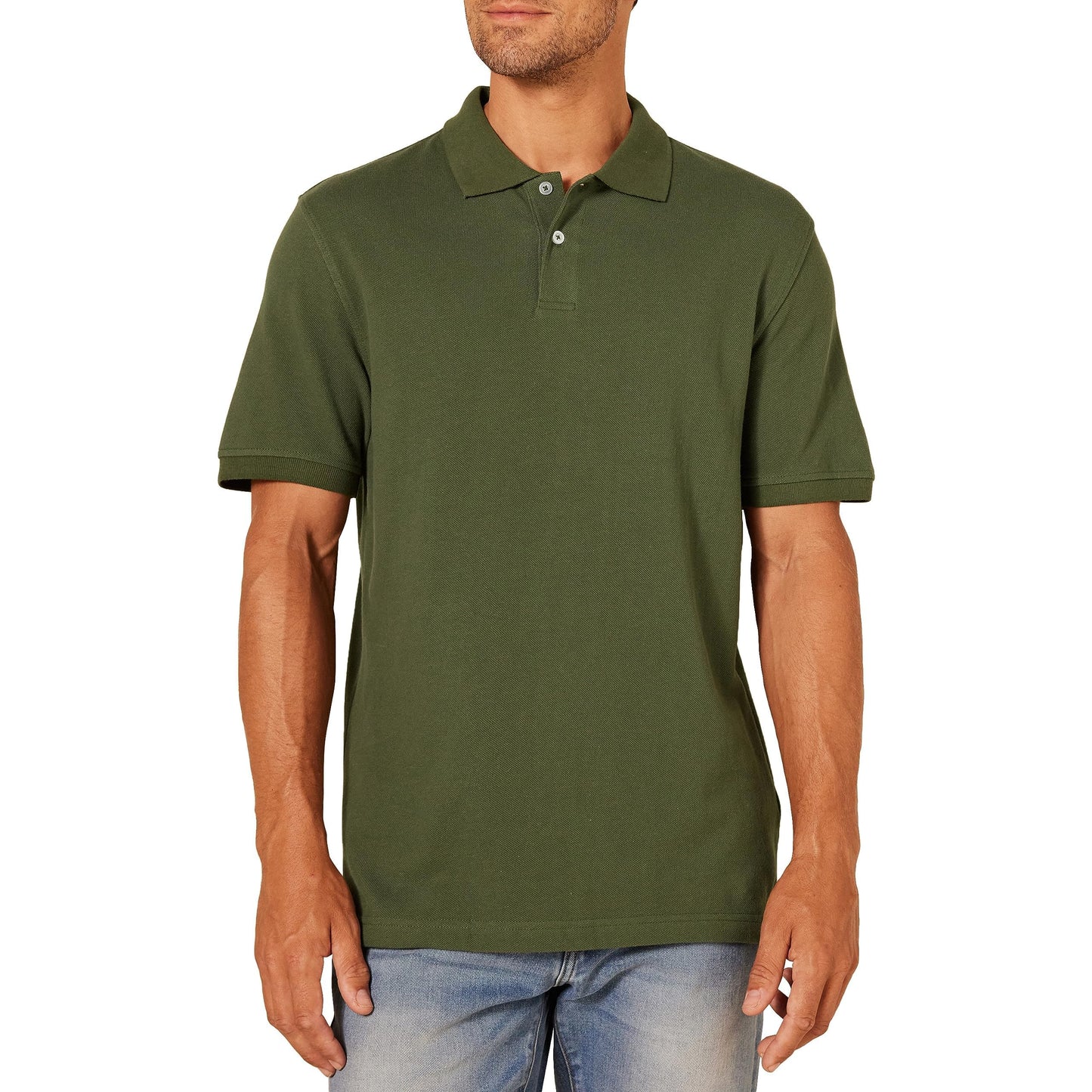 Amazon Essentials Mens Slim-Fit Cotton Pique Polo Shirt