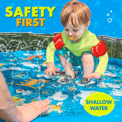 SplashEZ 3-in-1 Splash Pad: A Fun Learning Experience for Toddlers