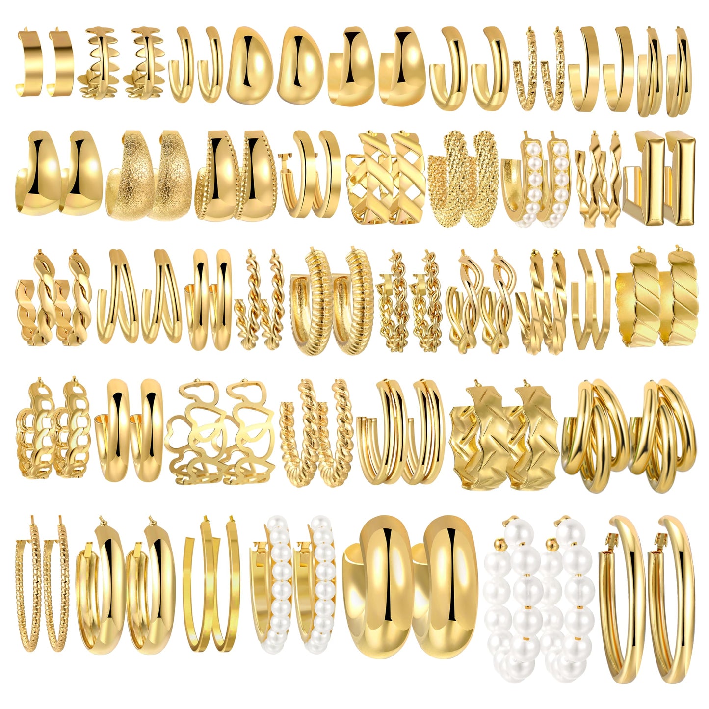 Gold-42 pairs-chunky