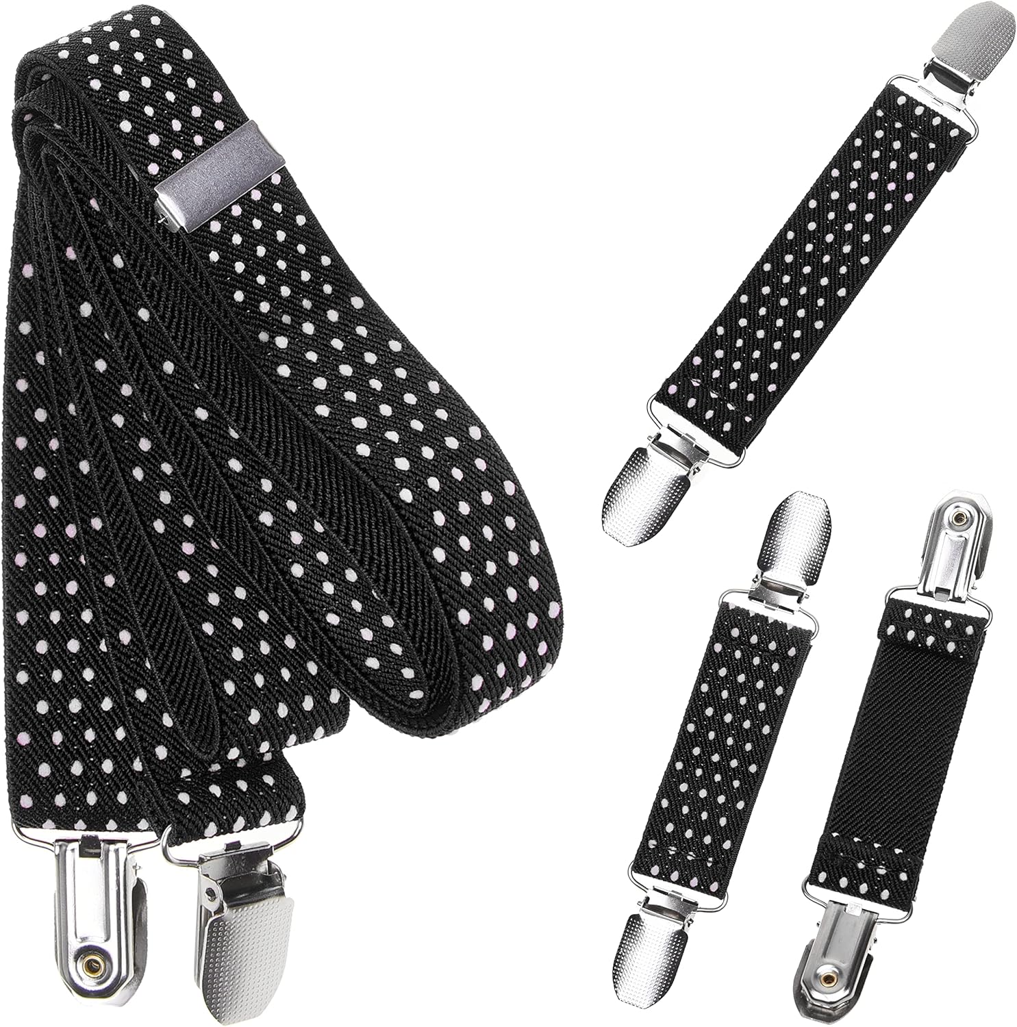 Eco-Fused Mitten Clips and Hat Clip - Never Lose Mittens, Gloves, Beanie Caps Again - Strong Clips for Secure Attachment