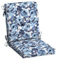 Arden 2-Pack Outdoor Patio Dining Chair Cushion, 20x44, Rain-Proof Seat Pad, Fade-Resistant Outdoor Cushion Black Cabana Stripe